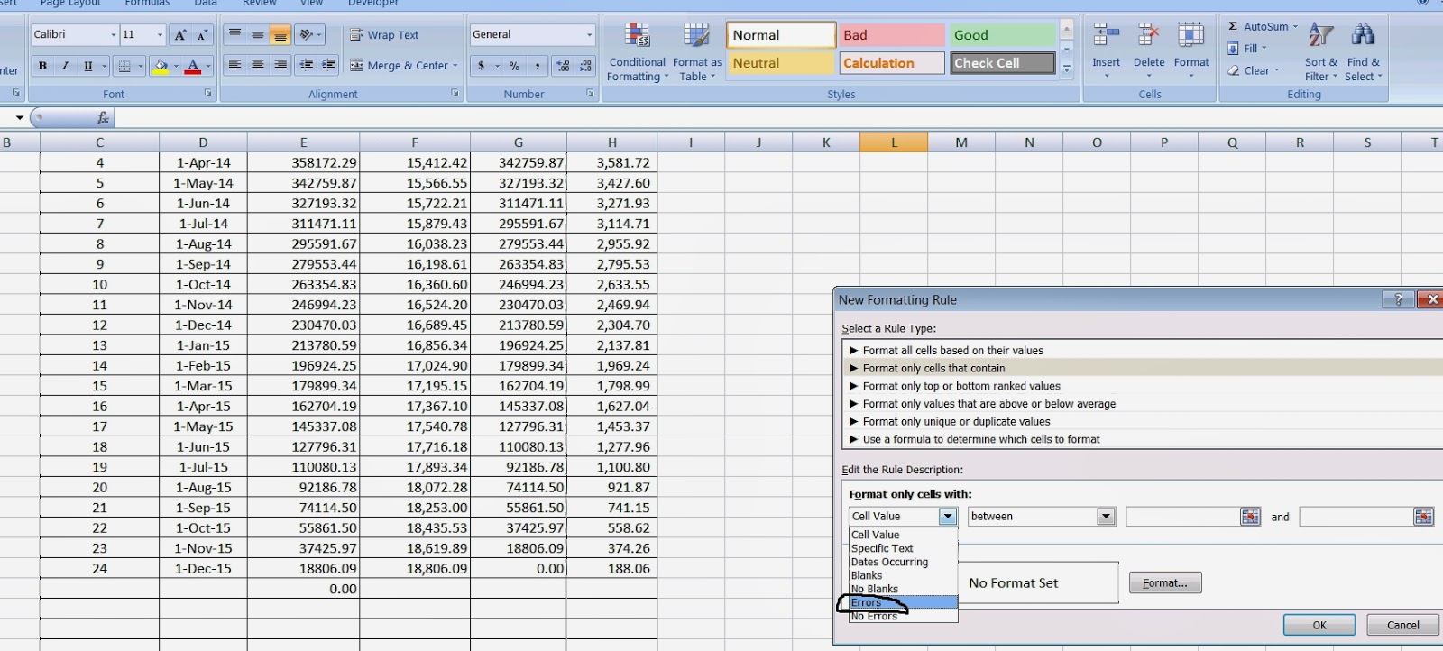 Madhu krishna blog HOW TO CREATE EMI CALCULATOR IN EXCEL 2007