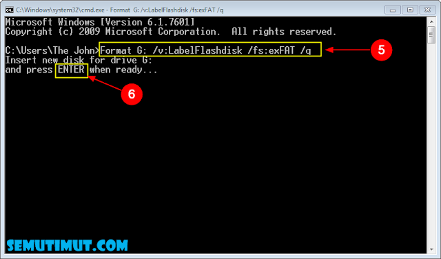 cara format data flashdisk di laptop