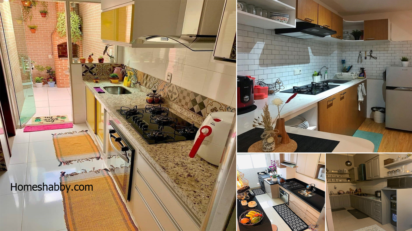 Inspirasi Menata Dapur Berbentuk Lorong 1 X 2 M Kecil Tapi Punya Ruang Simpan Homeshabbycom Design Home Plans