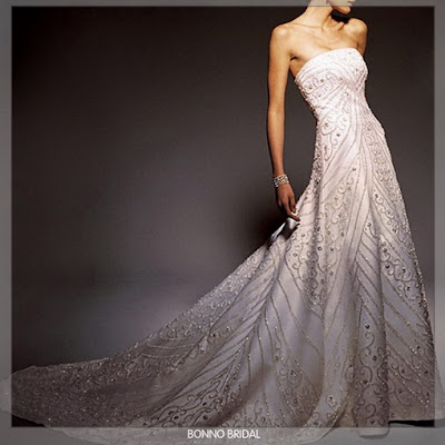 Bridal wedding dress