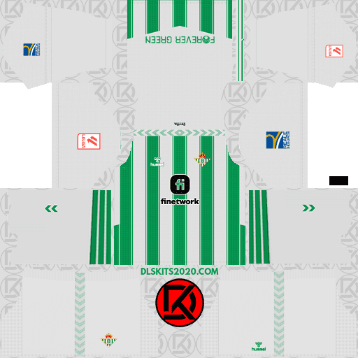 Real Betis FC Kits 2023-2024 Hummel - Dream League Soccer Kits (Home)