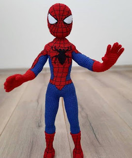 PATRON GRATIS SPIDERMAN AMIGURUMI 38265