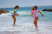 We went to the beach to get wind in our hair (garwals at the beach )