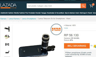 bingar Hari Belanja Online Nasional yang disingkat Harbolnas Prosedur Cara Memesan Barang di Lazada Indonesia