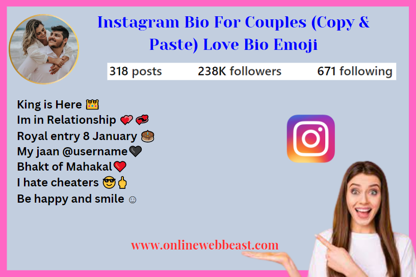 Instagram Love Bio For Couples
