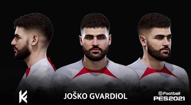 Joško Gvardiol Face 2023 For eFootball PES 2021