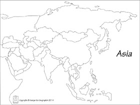 Printable Map Of Europe And Asia 