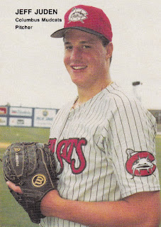 Jeff Juden 1990 Columbus Mudcats card