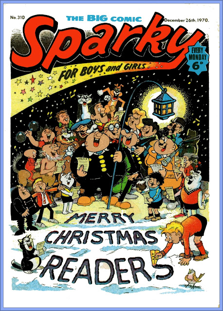 Christmas Sparky Comic 1970