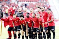 R. C. D. MALLORCA. Temporada 2023-24. Predrag Rajković, Copete, Martin Valjent, Antonio Raíllo, Muriqi, Omar Mascarell. Maffeo, Manu Morlanes, Amath, Jaume Costa, Dani Rodríguez. R. C. D. MALLORCA 0 🆚 VILLARREAL C. F. 1 Viernes 18/08/2023, 19:30 horas. Campeonato de Liga de 1ª División, LaLiga EA Sports, jornada 2. Palma de Mallorca, estadi Mallorca Son Moix: 17.775 espectadores. GOLES: ⚽0-1: 62’, Gerard Moreno.