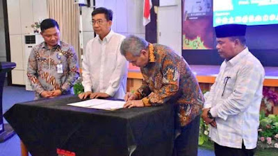 Tandatangani MoU Metode Gasing, Pj.Bupati Kampar Berharap Dapat Meningkatkan Mutu Berhitung yang berkulitas.