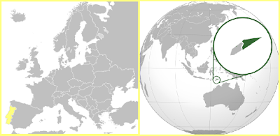 Mapa Portugal Timor