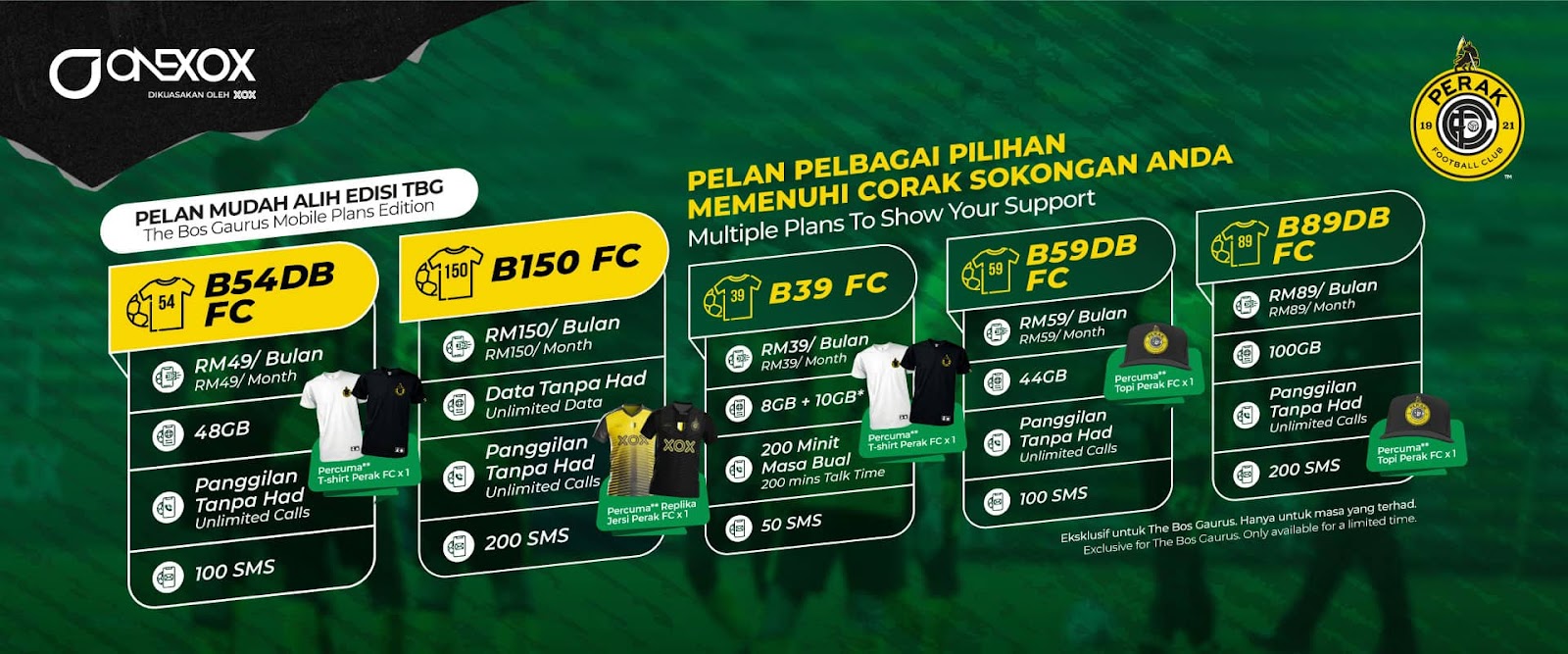 Perak FC Postpaid