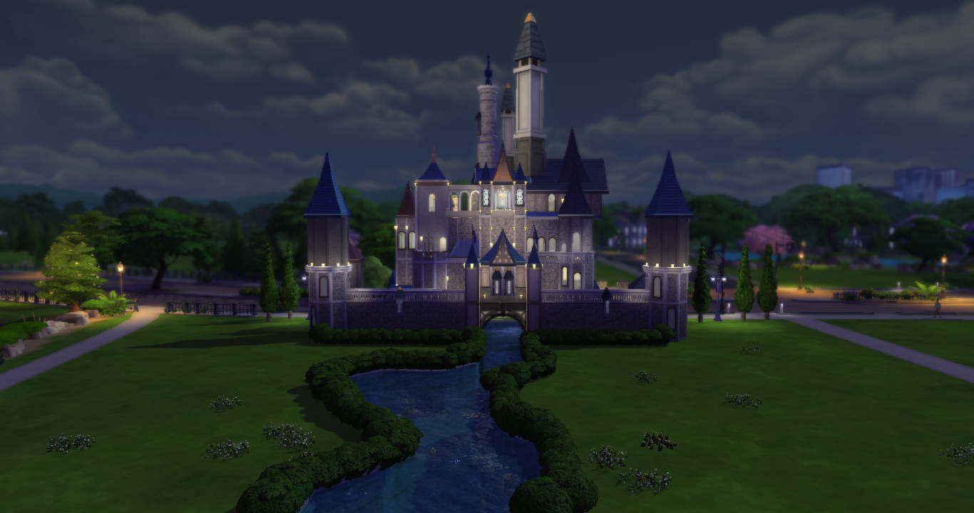 ปราสาทดิสนีย์ The Sims 4 Disney Castle The Sims 4