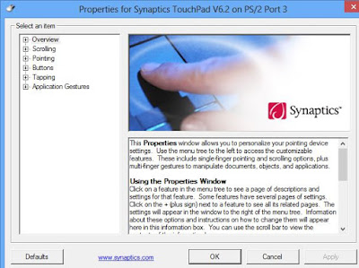 Synaptic Touchpad