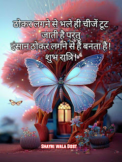 Shayri Wala Dost, Good Night Quotes in Hindi | शुभ रात्रि सुविचार, good night wishes quotes, Hindi Shayari,