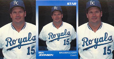 Ron Johnson 1990 Baseball City Royals card