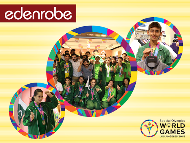 Edenrobe Celebrating The Success of Special Olympic Team Pakistan 