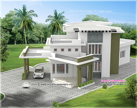 Modern elevation home