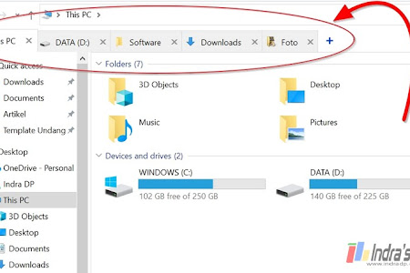 Cara Menambahkan Tab Di File Explorer Windows 10