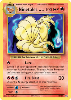 Ninetales Evolutions Pokemon Card