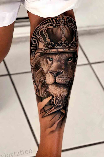 40 tatuagens de leão para os homens