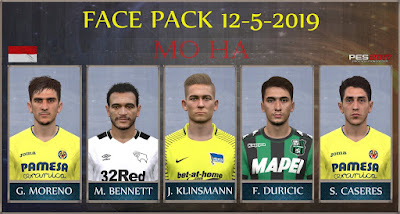  New facepack collection Pro Evolution Soccer  [Download Link] PES 2017 Facepack 12-5-2019 by Mo Ha