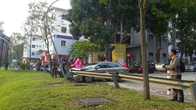 TERKINI! Pelajar UiTM Shah Alam Maut Dilanggar Kereta Dalam Kampus