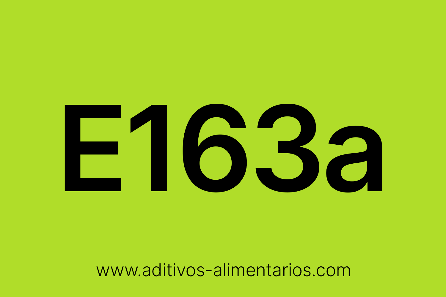 Aditivo Alimentario - E163a - Cianidina