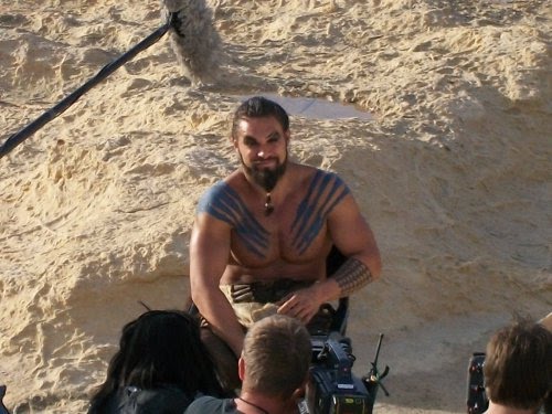 Jason Momoa as Khal Drogo photo from David Crowe's blog