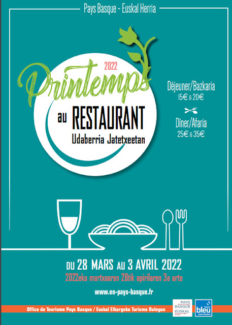 Le Printemps au Restaurant au Pays Basque 2022