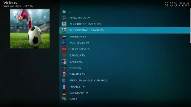 Chains TV | best sport addon for Kodi