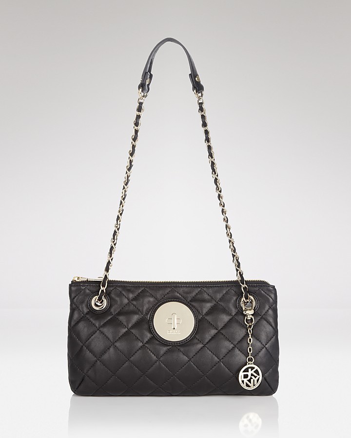 DKNY Quilted Nappa Shoulder Bag RM599