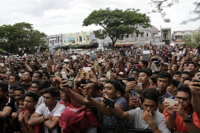 Public caning, Aceh province, Indonesia