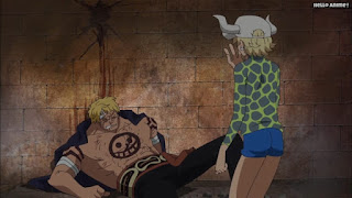 ワンピースアニメ ドレスローザ編 663話 ベラミー デリンジャー | ONE PIECE Episode 663