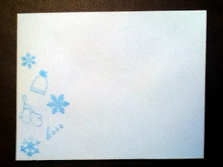 You can't have a fancy card without a matching cute envelope... [front]