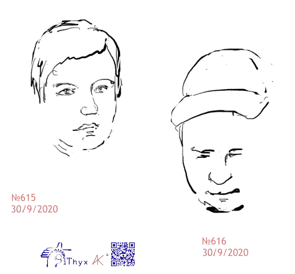 лицо мальчика и командира отделения Росгвардии, скетчи сделаны #iThyx