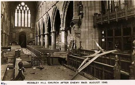 28 August 1940 worldwartwo.filminspector.com Liverpool church bombed