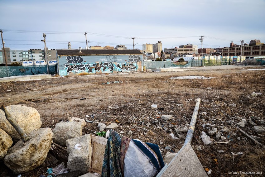 Portland, Maine Bayside Skyline April 2014 Future home of Midtown photo by Corey Templeton