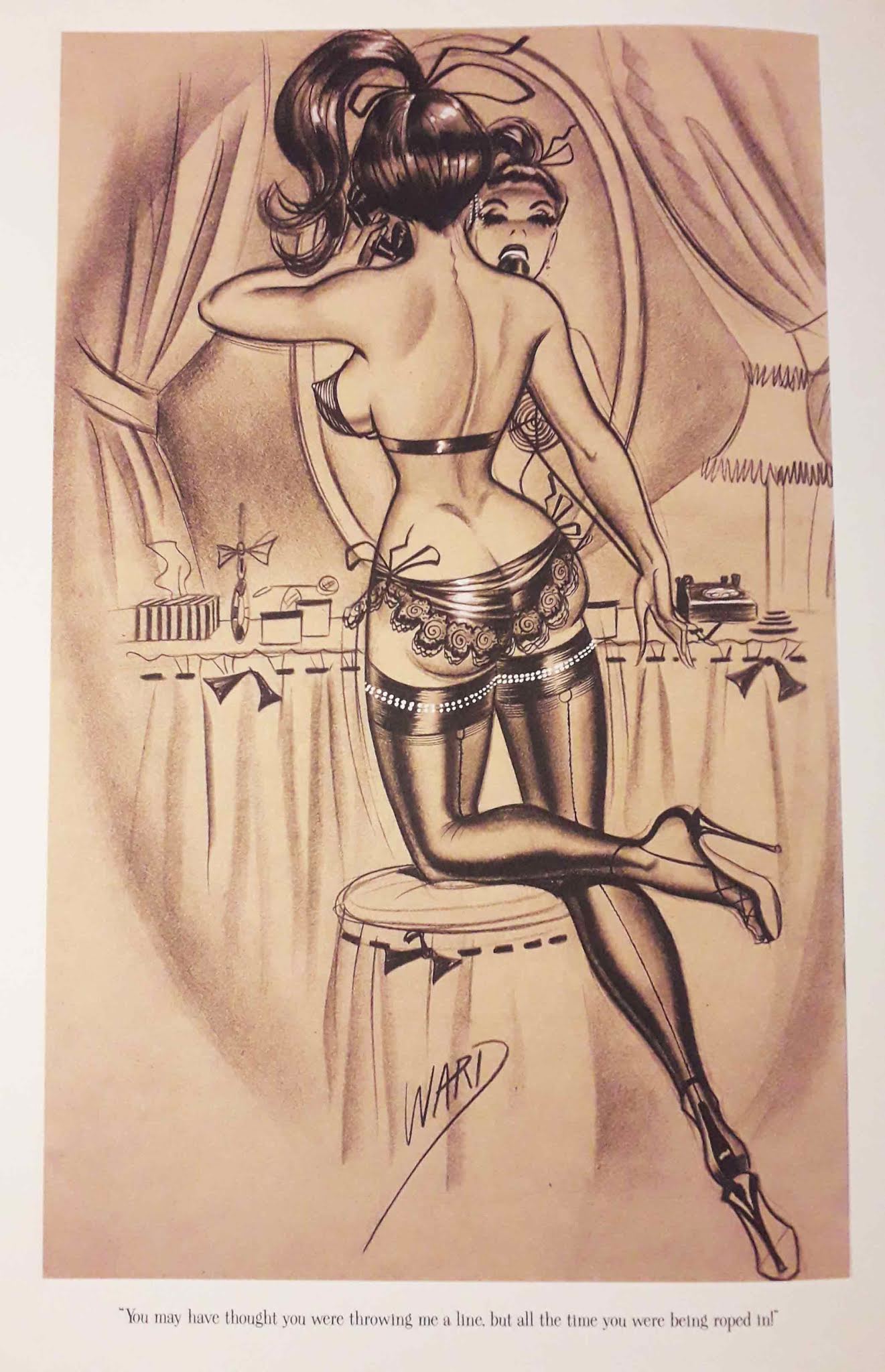 dtelephone girl dessinée par Bill Ward