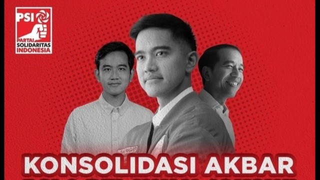 VIRAL Selebaran PSI Tampilkan Foto Jokowi-Gibran-Kaesang, Netizen: Sangat Dinastiable!