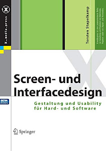 Screen- und Interfacedesign. Gestaltung und Usability für Hard- und Software, m. CD-ROM