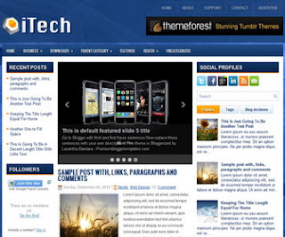 iTech  Free Blogger Template