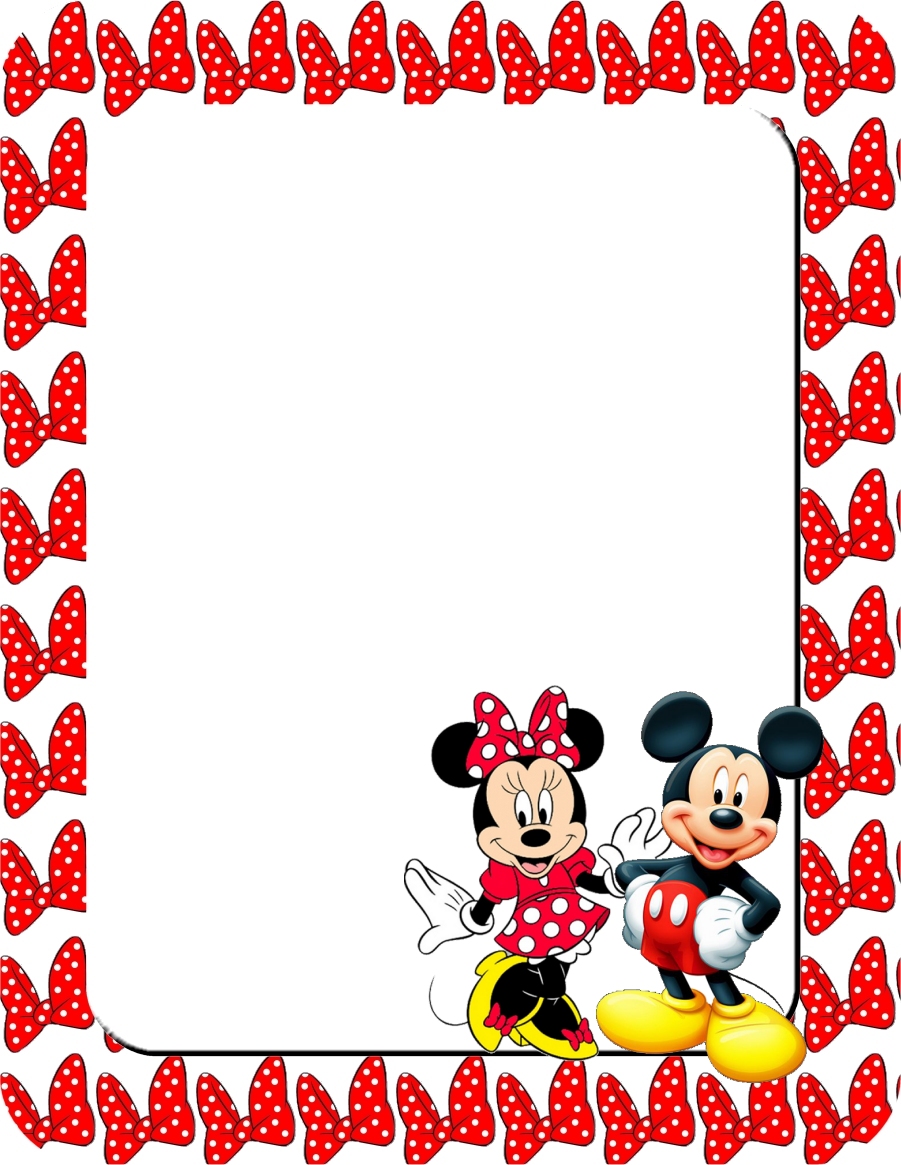 Imprimibles Imágenes Y Fondos De Minnie Y Mickey 10