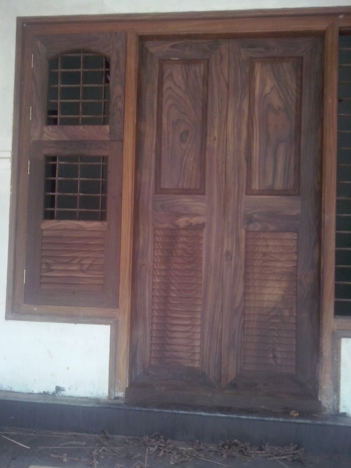 Kerala Style Carpenter Works And Designs Kerala Style Wooden Double