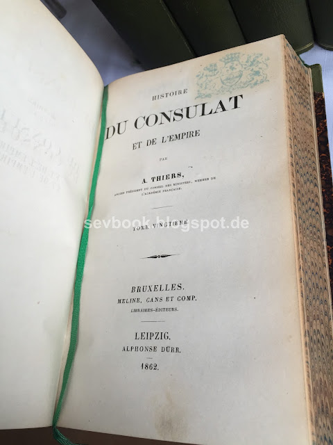 Histoire Du Consulat Et De L'Empire, A. Thiers 1845    