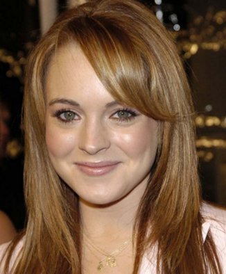 lindsay lohan hair colour