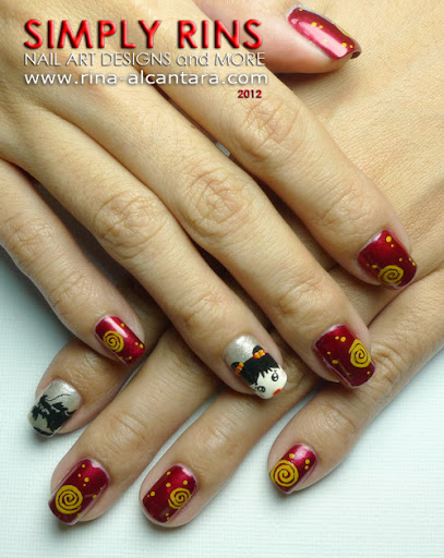 Chinese New Year 2012 Nail Art Design