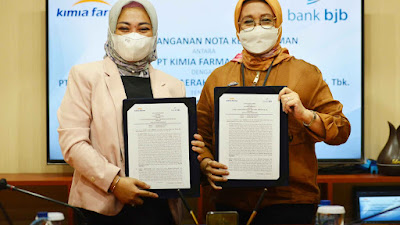 Jalin Kerjasama, Bank bjb dan Kimia Farma Tandatangani Jasa Layanan Perbankan