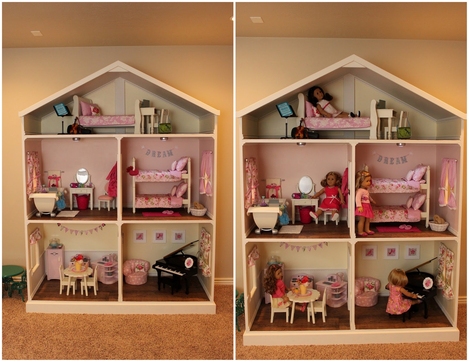 Beautiful 33 American Girl Doll House Plans